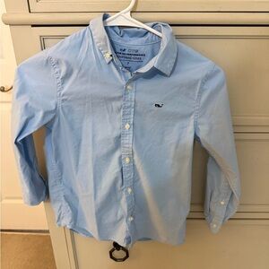 Vineyard Vines Kids Sky Blue Button-Down Shirt